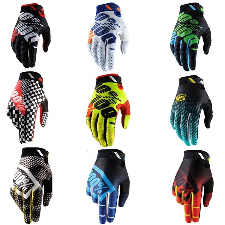 

2022 new arrival cheap low moq Summer thin country Breathable sports gloves for bicycle riding motorcycle racing cross gloves, Multi-color