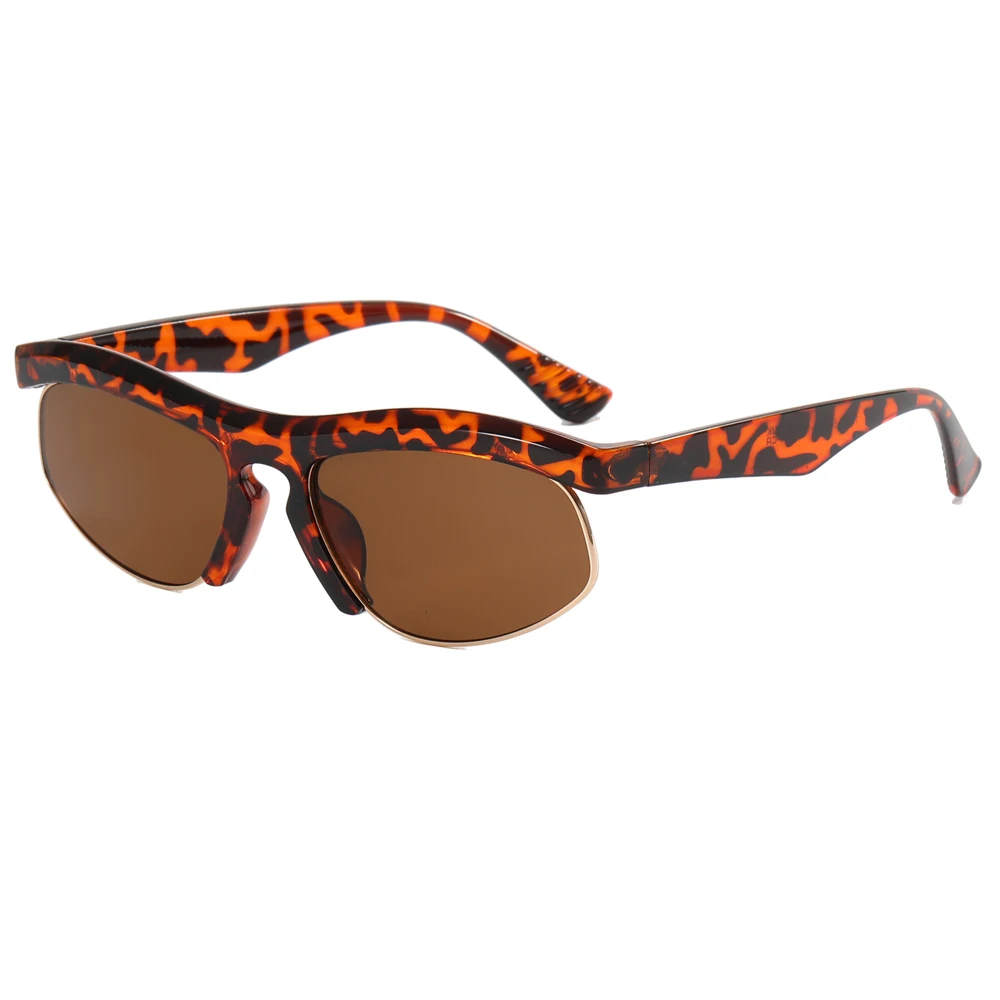 

Superhot Eyewear 69100 Fashion 2023 Y2K Rectangle Half Frame Women Sport Sunglasses
