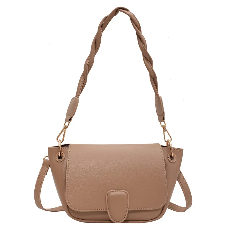 

Summer simple fashion single shoulder crossbody bag PU leather  square bags, 5 colors