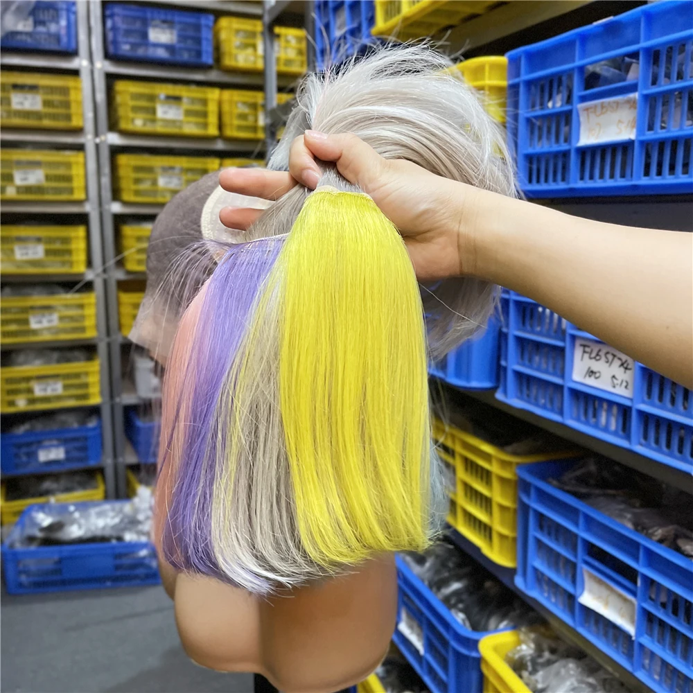 

Wholesale Short Bob Lace Front Human Hair Wig,Colored Virgin Hair Wigs Pre Plucked Hair Wigs,8-16 Inch Glueless Bob Short Wig