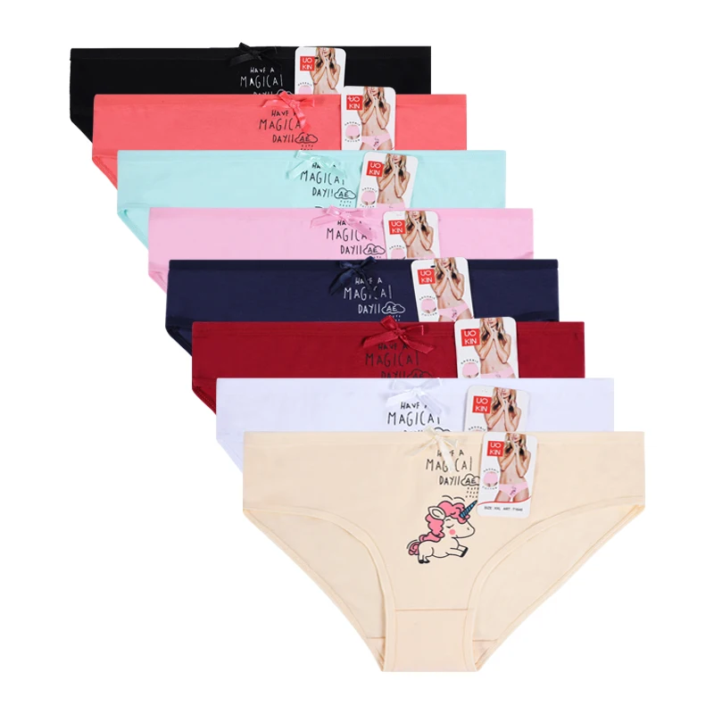 

UOKIN Wholesale Mix Women Lace Cotton Panties Underwear, 8 colors