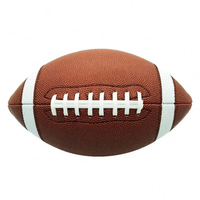

3D Max Composite Leather Rugby Super Grip Microfiber Official Sizeague Training Ball Youth Adult Custom Print American Football
