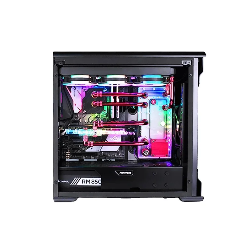 

Bykski Distro Plate For PHANTEKS 515ETG Case Chassis, 360Radiator Water Cooling Loop Solution, 12V/5V RGB SYNC, RGV-PHA-PK515E-P, Transparent