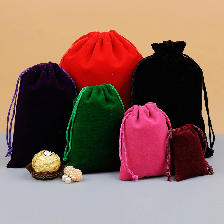 

Flannel bag jewelry jewelry packaging drawstring drawstring bag