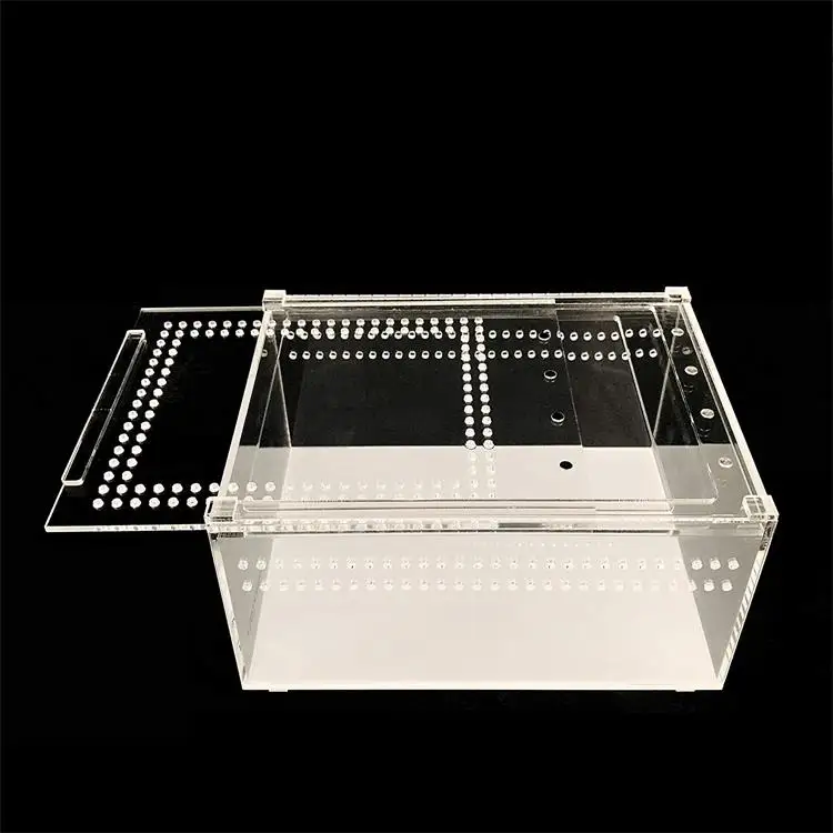 

Small Magnetic Wholesale Small Animal Cages Acrylic Reptile Terrarium Cage For Pets