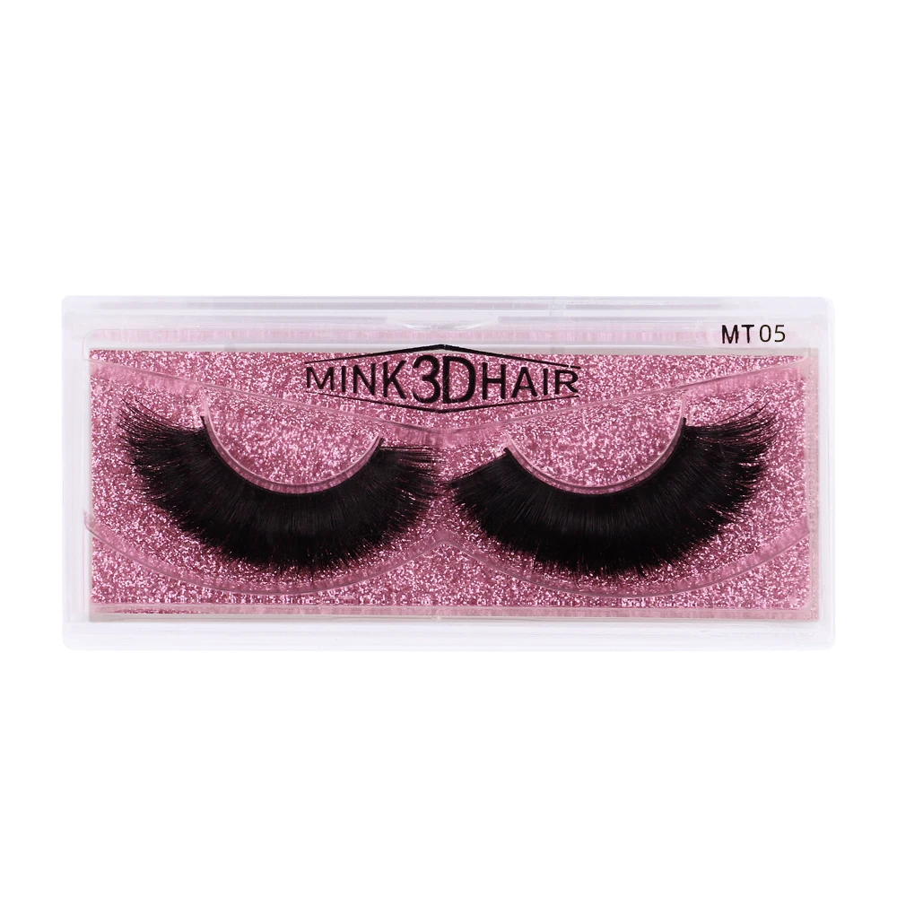 

New style eyelash mink strip eyelash mink lashes 3D real mink eyelashes vendor