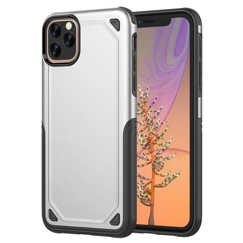 

Hybrid Tough Strong Armor Cell Phone Cases For iPhone 11 Pro Max 2019 X XS XR 8 7 6 Plus Cover Hard PC Silicone Shockproof Coque