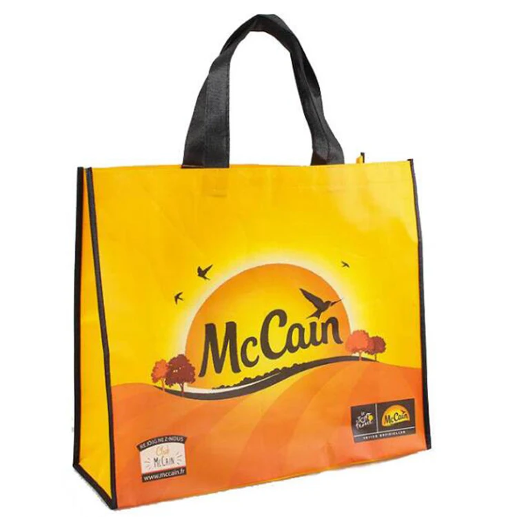 

Factory wholesale supermarket custom logo pattern hot sale high quality laminated non-woven shopping bags, White,black,blue or customized.