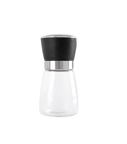 

salt and pepper grinder steel set premium black salt grinder glass