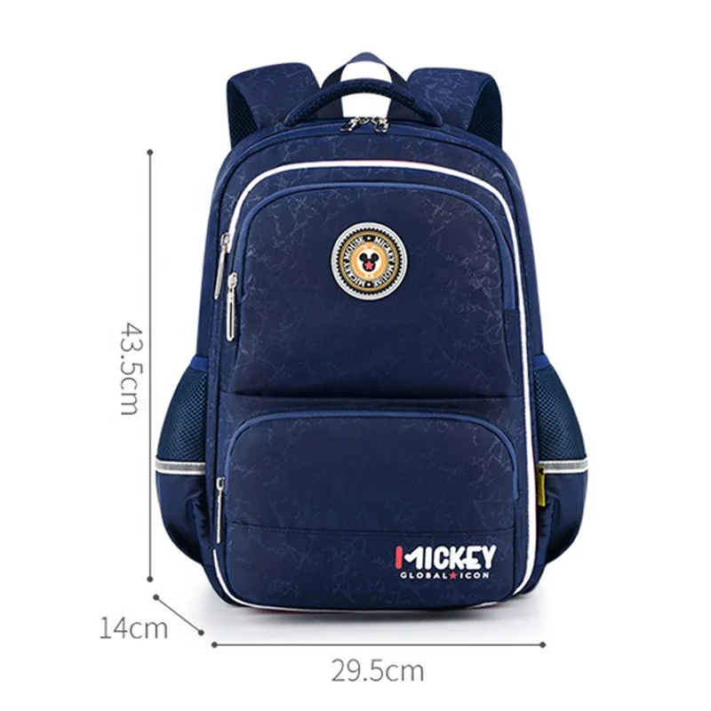 

Wholesale Custom OEM/ODM High Quality Waterproof Teenagers School Bags For Children Kids Black Mickey Backpack