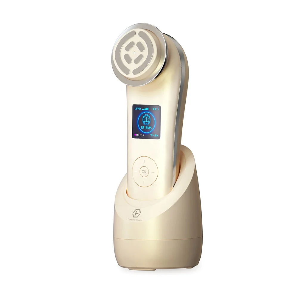 

nanotime Home beauty device nanoSkin RF EMS cool lifting radio frequency face massager devices