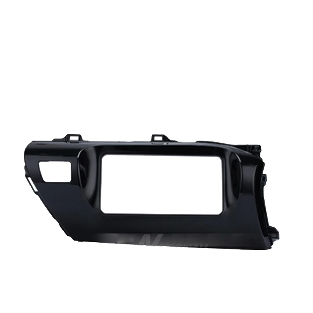 

Car Radio Fascia for Toyota Revo Hilux RHD UV Black 2015 Car Dash Kit Stereo Panel Face Plate Trim Bezel Kit DVD Facia Surround