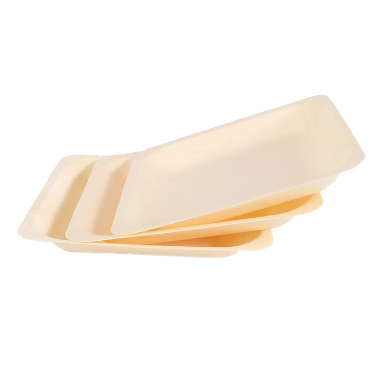 

Eco holiday dish healthy separation dinner bamboo plate for baby