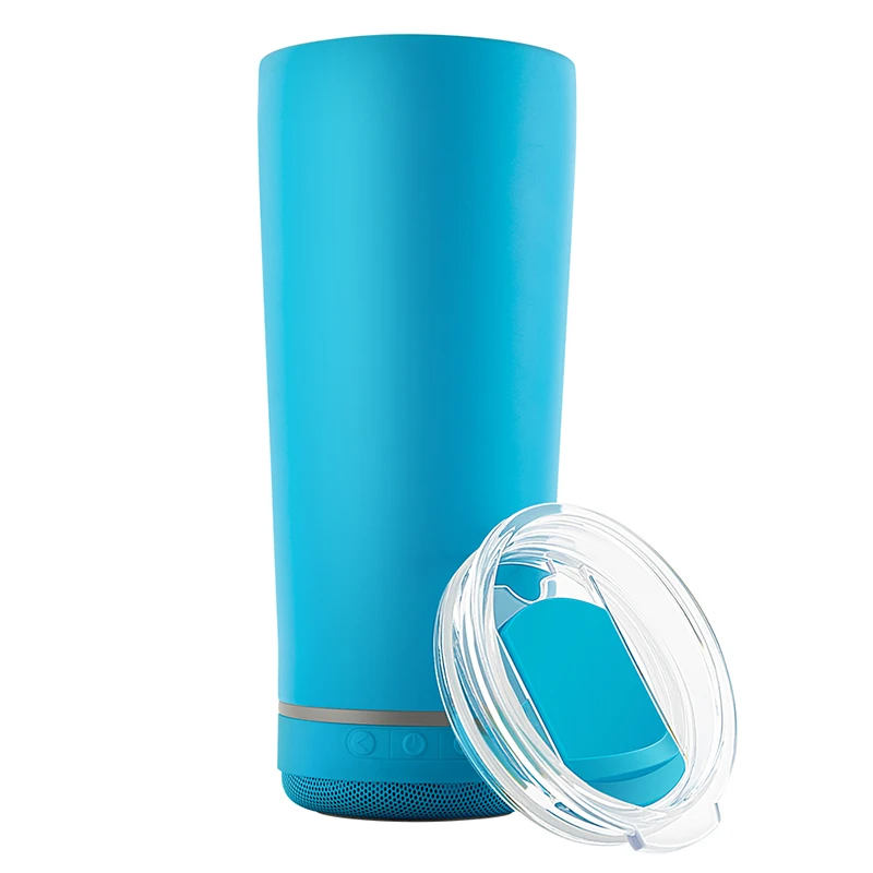 

Most Popular Music Cup Smart Wireless Wine Tumbler Waterproof Speaker Mugs Stainless Steel Water Bottle USB Charging