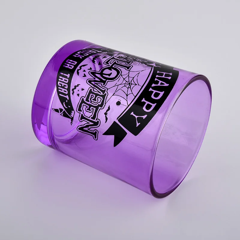 Wholesale Custom Color Glass Candle Holder