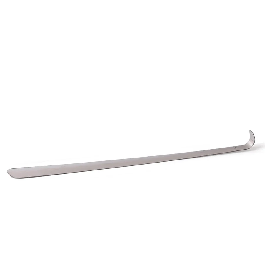 

Factory supplier metal shoe helper stainless steel shoe horns for adults and kids, Silver