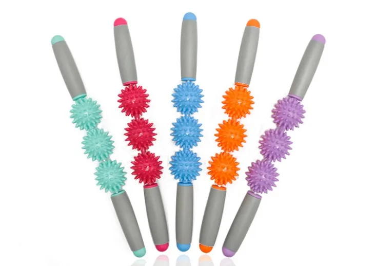 Hedgehog Ball Massage Ball Thorn Ball Sports Massage to Relax The Muscles Relax Fascia Hedgehog Roller Yoga Stick