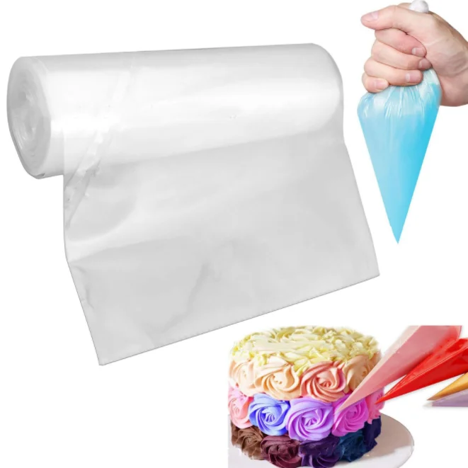 

HDPE plastic piping bag disposable pastry bags for cake decorating Roll of Pastry bag, Custom color