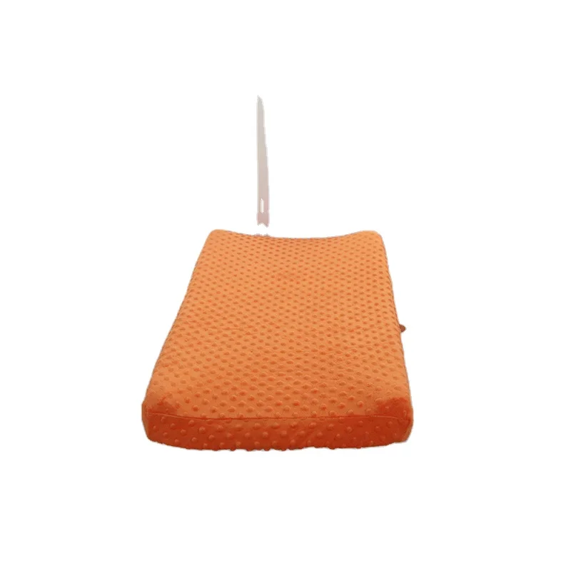 

Light orange safe for infant contoured for baby changing pad cover