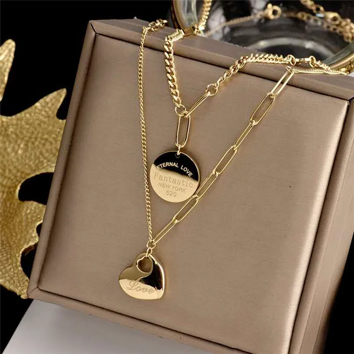 

luckyee - wholesale classic simple jewelry necklace letter necklace set, Multi