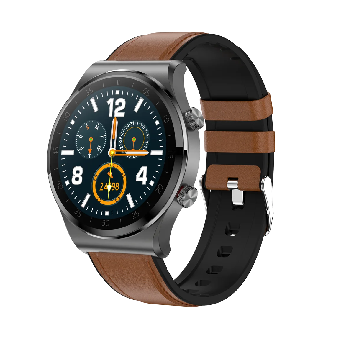 

Round Smart Watch T41 With Message Reminder Sleeping Checker DIY Wallpaper Sport Training For Calling Smart Watch