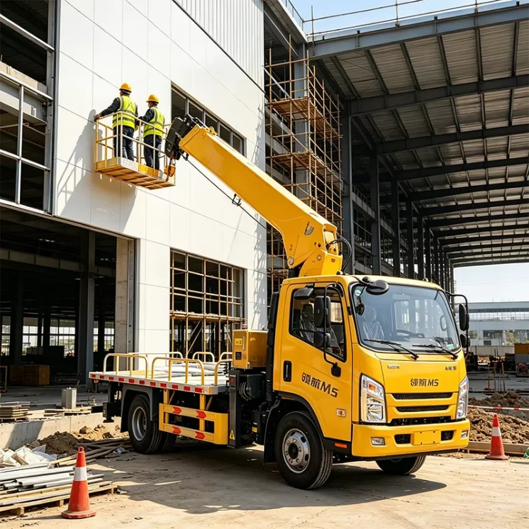 20M Aerial Platform Truck High Efficiency Truck Mounted Crane Lifting for Construction and Maintenance