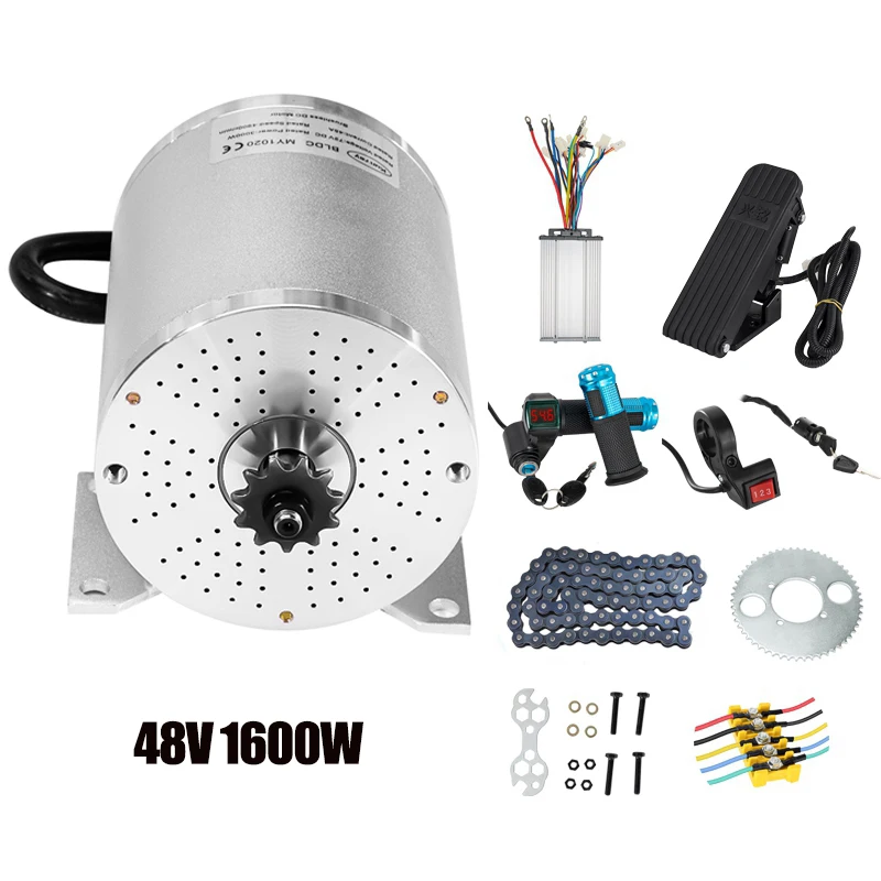 

Kunray 48V 1600W High Speed Engine Brushless dc Motor Electric Scooter BLDC Motor for Mountain Bicycle Conversion Kit