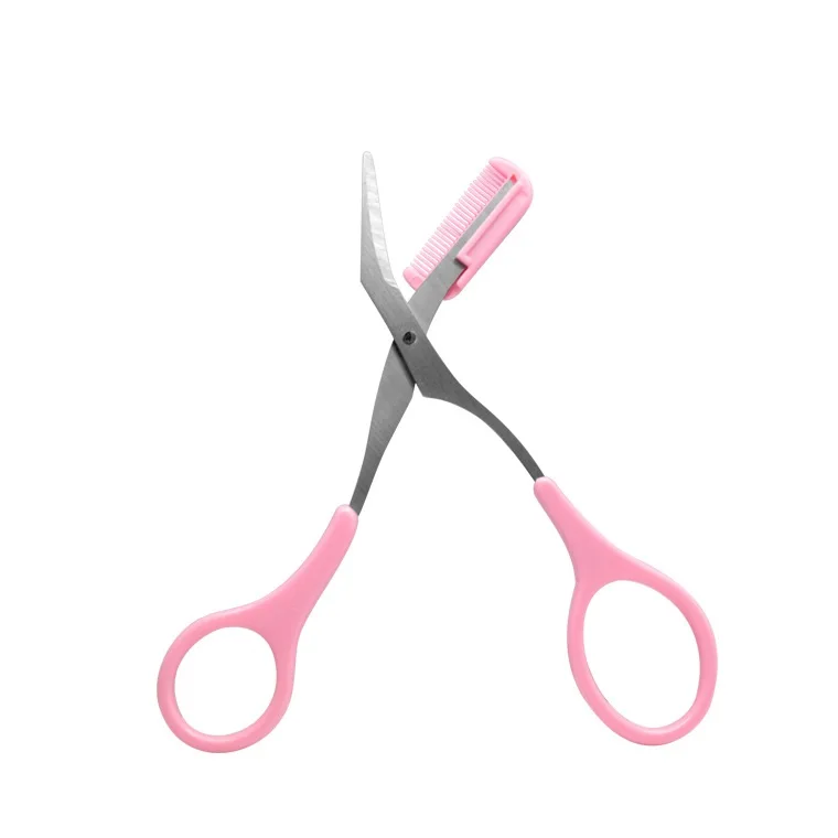 

MP020 Eyebrow Trimmer Scissors with comb Beauty Cosmetic Girl Lady Makeup Tool Women eyebrow scissors, 6 colors