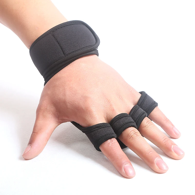 

breathable non-slip half-finger fitness gloves women and men wrists dumbbell equipment training exercise outdoors, Black, blue , red