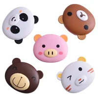 

Cute cartoon cat panda case glasses box for contact lenses contact lens