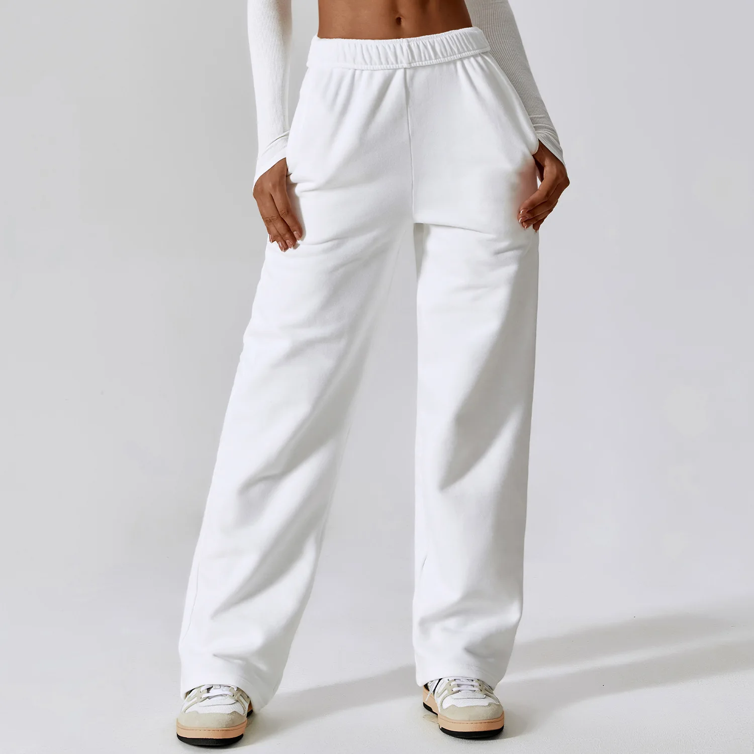 

Custom Winter Women Jogger Pants With Pocket Gym Joggers Women Sweatpants