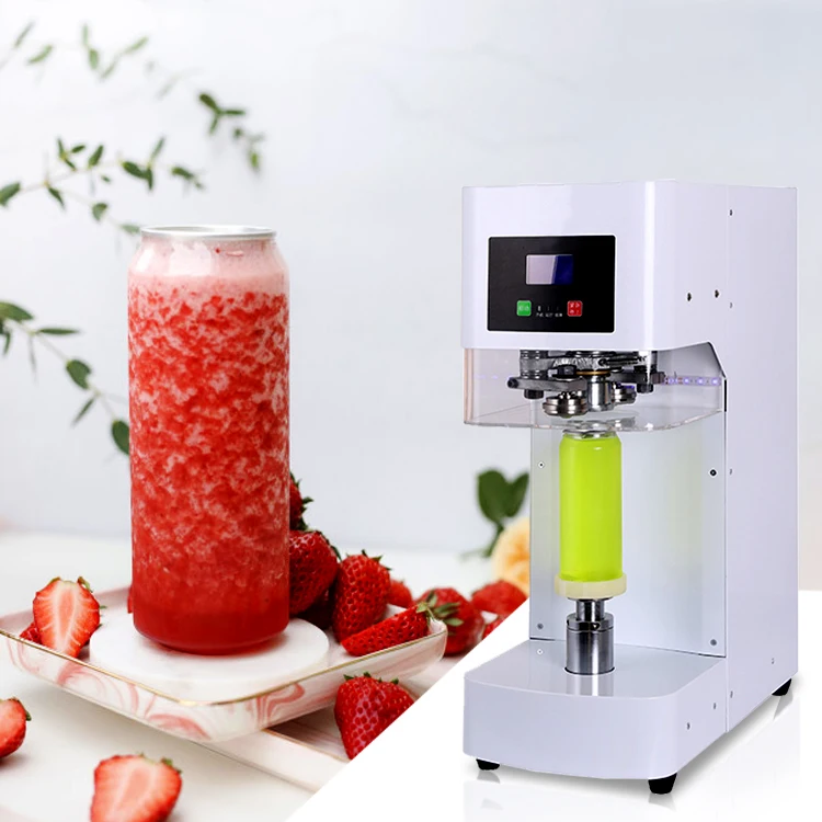 

2023 New Model Automatic can sealing machine beverage coffee sealing machine drink can sealer