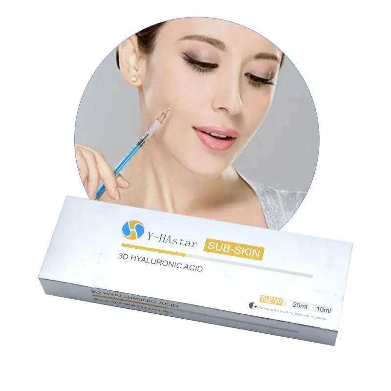 

Skinject 2ml Derm Line Hyaluronic Acid Injection Lip Enhancement Dermal Filler, Transparent