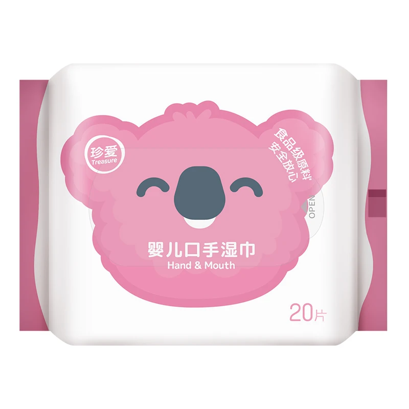 

Baby Towelette Portable Baby Wipes Waterwipes for sensitive skin care baby wet wipes, Pink