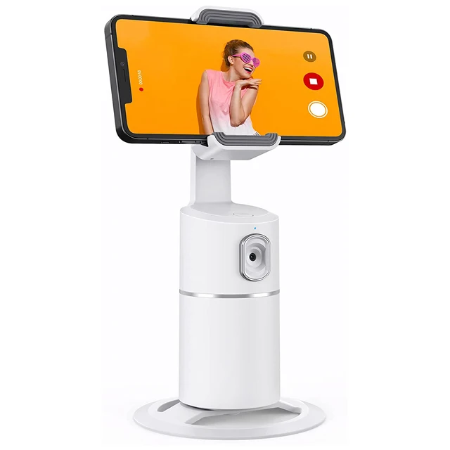 

Smart Face Track Vlog camera Holder Auto Object Tracking Phone Mount 360 degree Rotation Stabilizer Selfie Stick Tripod