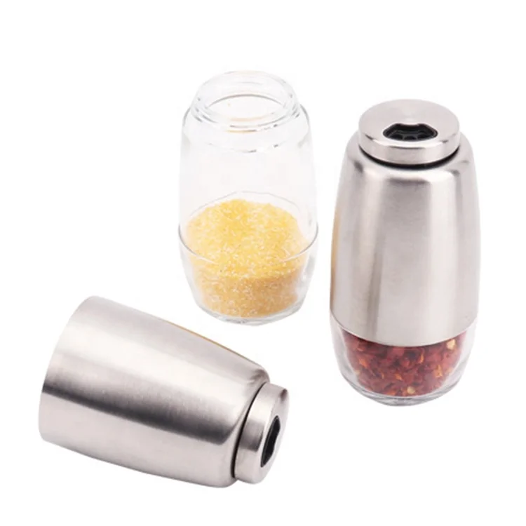 Pengocok Garam Dan Merica Stainless Steel Langsung Dari Pabrik Buy Kaca Bumbu Botol Bumbu Botol Kaca Spice Shaker Botol Product On Alibaba Com