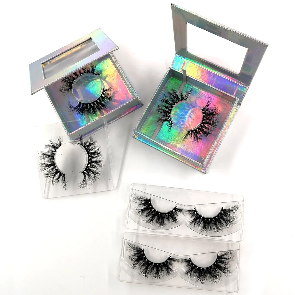 

Wholesale No MOQ Customized Boxes China 100% Cruelty Free 3D 25MM Luxury Full Strip Mink Eyelashes Vendors