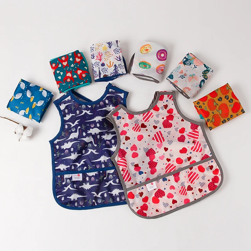 

Waterproof Baby Bib Children's Smocked Clothing Organic Bibs