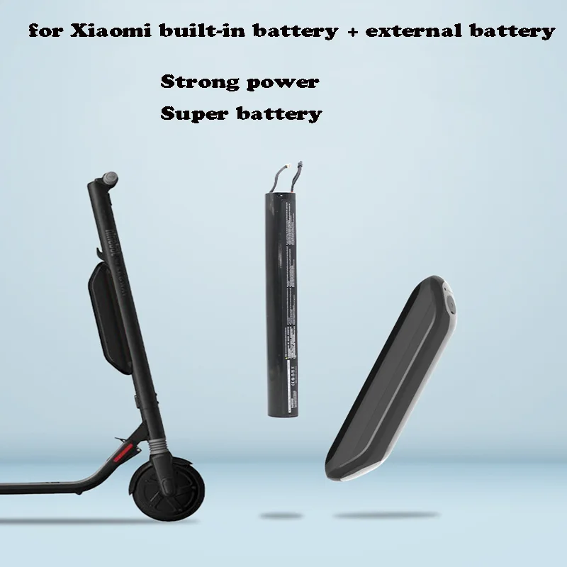 

Suitable for Xiaomi No. 9 electric scooter ES1ES2ES4E22 external expansion battery built-in lithium battery original accessories, Black