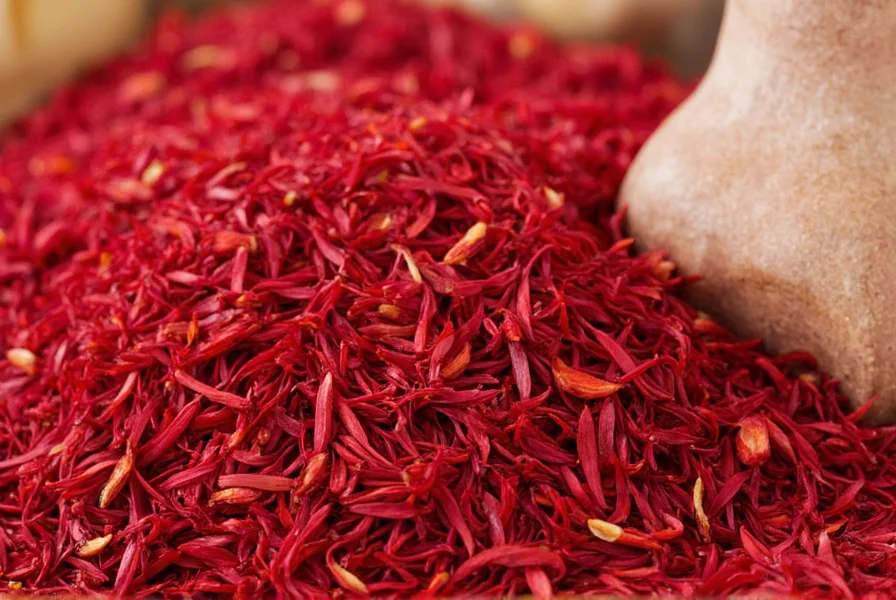 Safranernter, die im Morgengrauen Krokusblüten auf iranischen Feldern sammeln