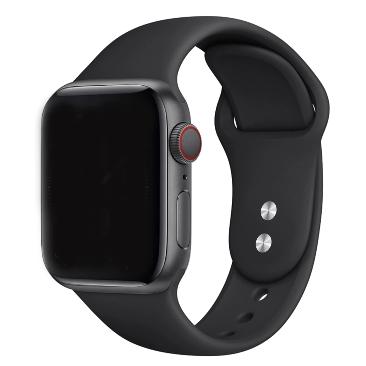 

2020 Hot Sport Custom Silicone rubber Smart Apple Watch Band Strap For Apple 1 2 3 4 Band 38mm 40mm 42mm 44mm