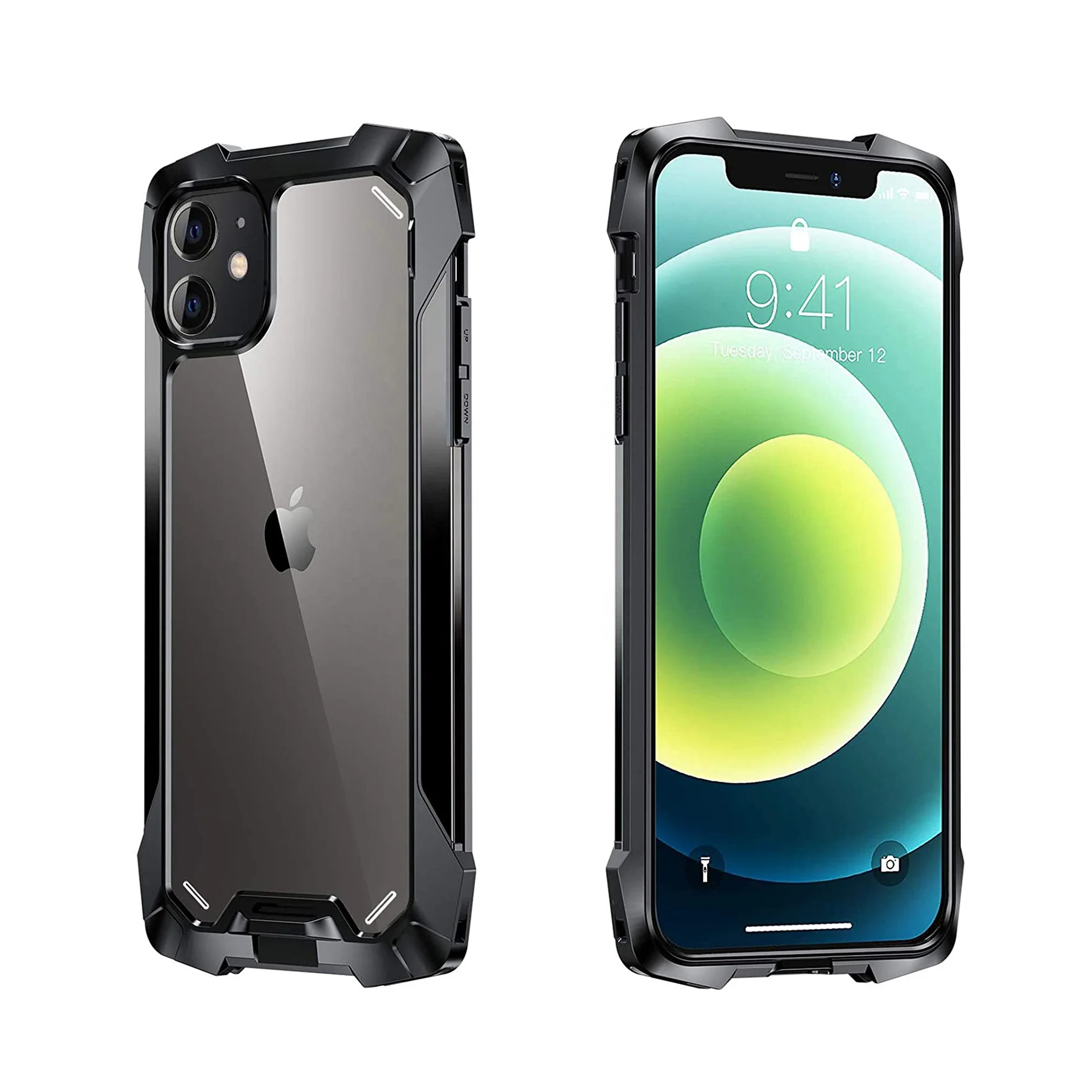 

ZHIKE Case Para iPhone Fashion Hard TPU Transparent Clear Shockproof Casing iPhone 12 Pro Max Cover Case for Mobile Phone