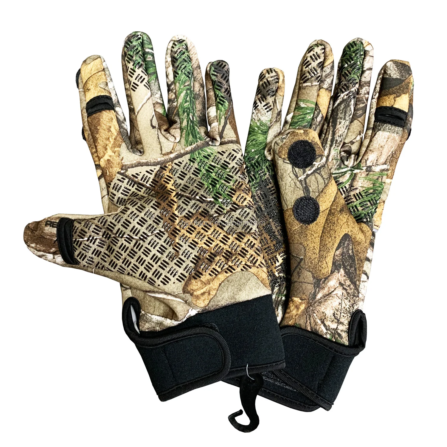 camo shooting gloves