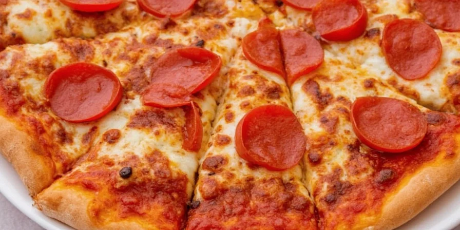 Preparing homemade pizza sauce on stove