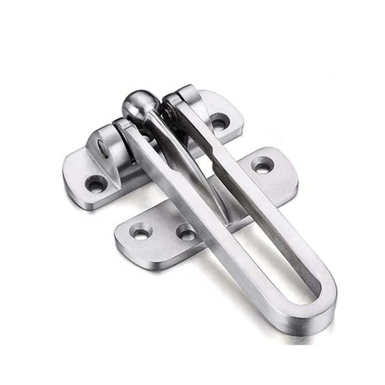 

Home Security Door Lock, Front Door Swing Bar Locks Home Reinforcement Lock for Swing-in Doors pestillo pestillo, Silver