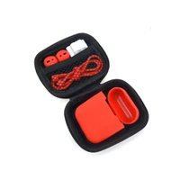 

5 in 1 sets storage bag + silicone case + anti-lost strap + silicone sleeve + earphone cover for airpods