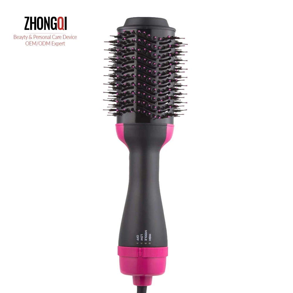 

Women Electric One-stephot, Air Brush Hair Dryer 220-240v 2 In One Hot Air Brush Hair Dryer, Red