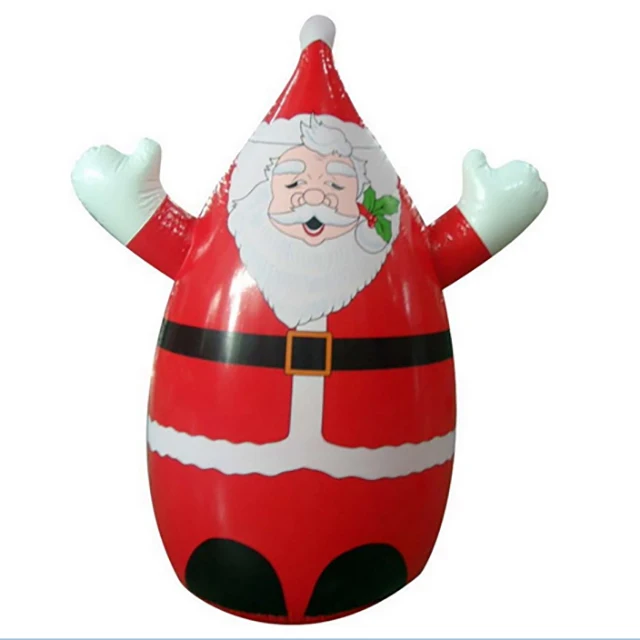 
PVC inflatable roly poly santa claus 