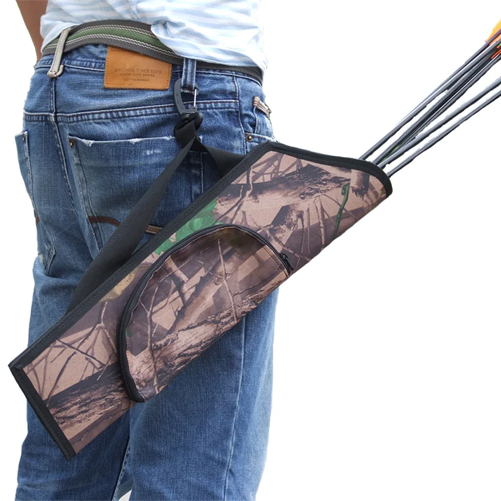 

Hot sale archery arrow back quiver bag camo hunting backpack for camping hiking