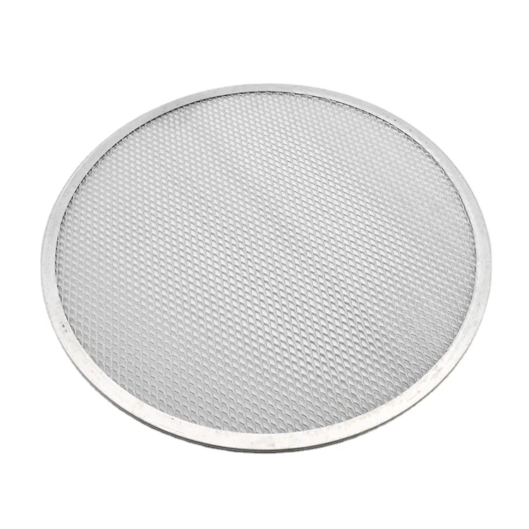 

6'' OD Aluminum Pizza Screen pizza screen mesh, Silver